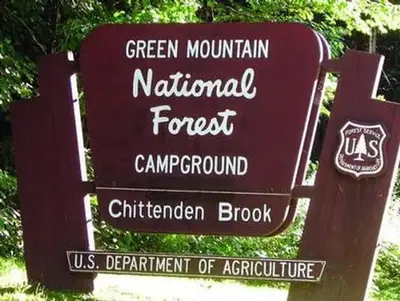 CHITTENDEN BROOK CAMPGROUND Sign