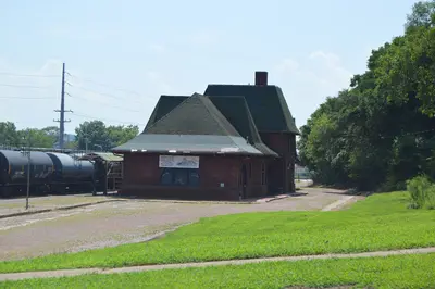 Keokuk Union Depot from east
