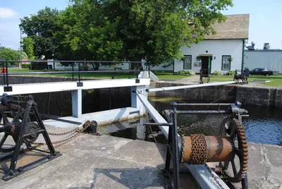 Detached Lock looking towards the Lockmasters House