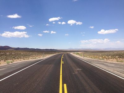 2014-07-18 13 03 47 View north along Nevada State Route 375 about 32.4 miles north of Nevada State Route 318 at Coyote Summit, Nevada