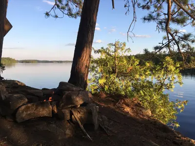 Campground on Lac Jean Péré