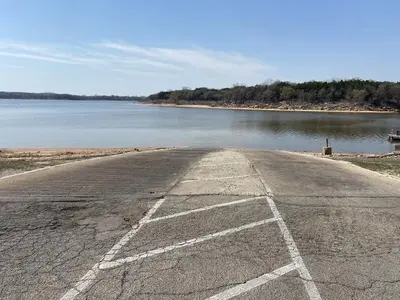 A photo of boat ramp at Appalachia Bay