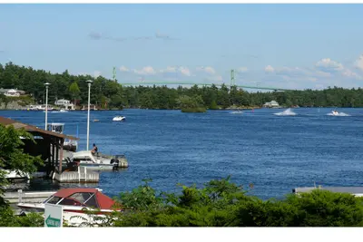 Thousand Islands Bridge from Ivy Lea