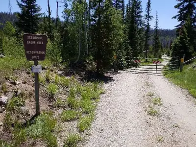 Seedhouse Group Site, entry gate