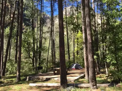 Pine Flats Occupied Campsite