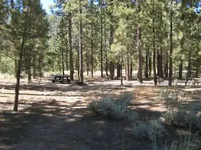 Heart Bar Campground Picnic Tables..