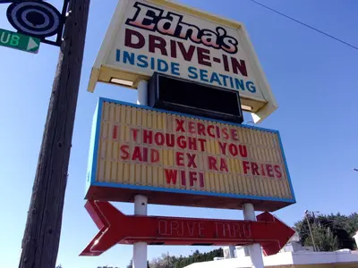 On my bike trip, I was eating some high calorie foods; like cheeseburgers, but burning lots of calories (36867877196)