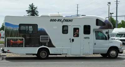 30-foot Cruise America rental RV, Lake Stickney, 2011