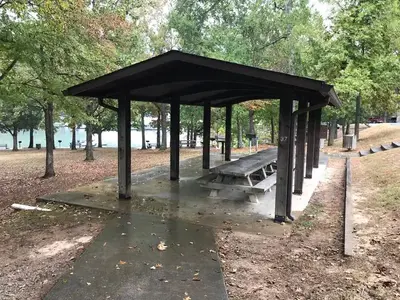 Obey River Park day use small reservable shelter
