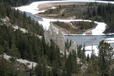 The bow river looking East from tunnel mountain banff (8615362668)
