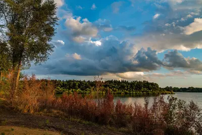 Big Woods Lake Campground Sunset, Cedar Falls, Iowa (36274555390)
