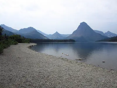 Two Medicine Lake Picnic Area Shoreline - 4 (7833956130)