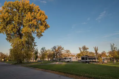 RV Camping at Red River State Recreation Area, East Grand Forks, Minnesota in Autumn (41036217362)