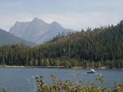 Cabinet Mtn Wilderness as seen from Bull Lake