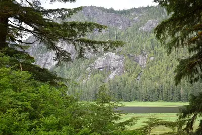 Manzanita Lake from cabin