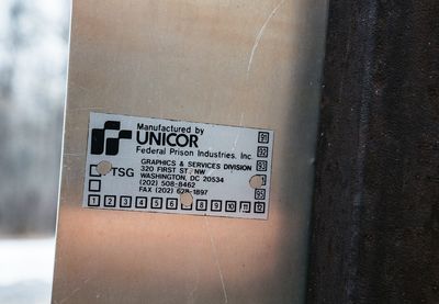 Manufactured by UNICOR - Federal Prison Industries, Inc. (44625228910)