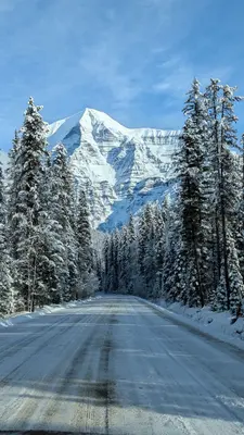 View of Mount Robson from Mount Robson Provincial Park, BC1