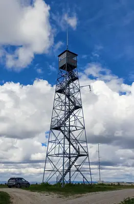 Tri Point Lookout Tower, Carter County, Montana, SE corner 2024-05-26