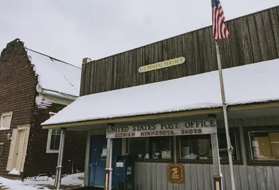US Post Office - Elysian, Minnesota in Winter (40649556222)
