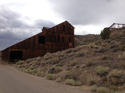2014-07-28 13 26 54 Mill building in Berlin, Nevada at Berlin-Ichthyosaur State Park