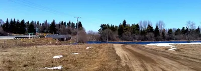 Whitesand River at Highway 9 south of Canora, Saskatchewan.