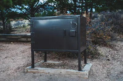 Bear Box at Estes Park Campground, Colorado - Bear-Proof Food Storage (44250949855)