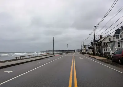 US 1A sb, York Beach, ME (2), April 2025