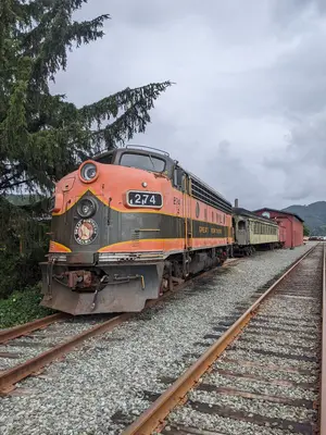 Great Northern Railway - 274 locomotive in Garibaldi, Oregon