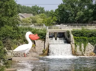 Pelican Pete, Pelican Rapids, Minnesota side view