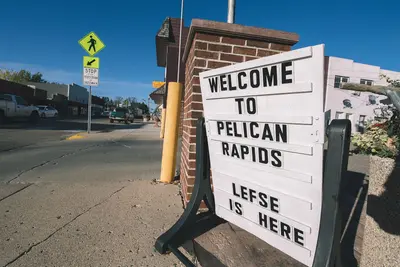 Welcome to Pelican Rapids - Lefse is Here, Minnesota (37511473570)