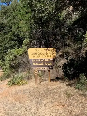 Entrance sign for Pigeon Point