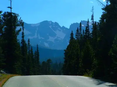 Entering Brainard Lake Campground Area in Indian Peaks - panoramio