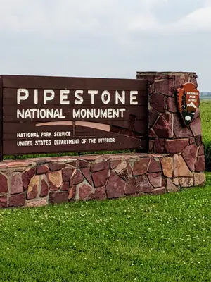 Pipestone NM Sign