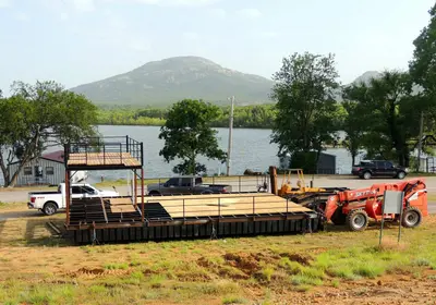 Robinson's Landing Boathouse Construction
