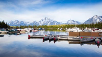 Colter Bay Marina End Ties