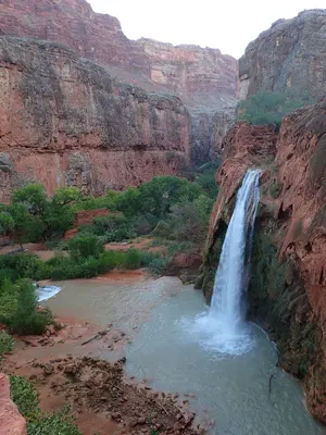 Havasu Falls at Sunrise - panoramio