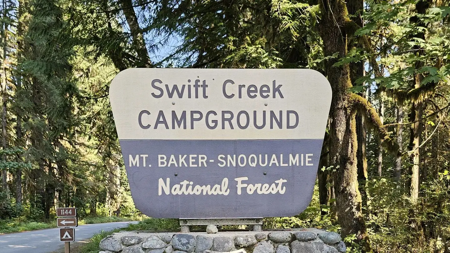 Swift Creek USFS Sign