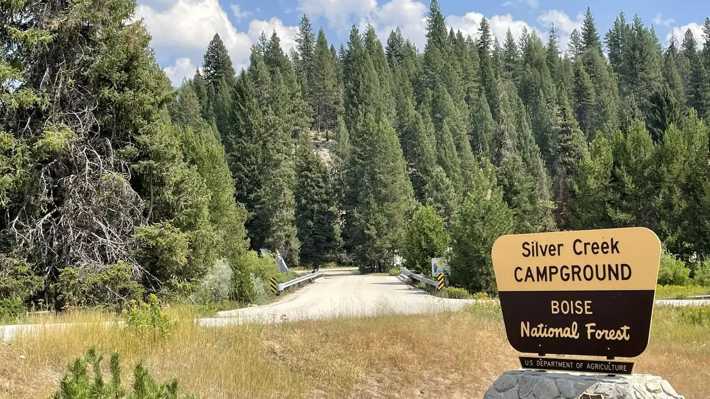 Silver Creek Campground entrance sign