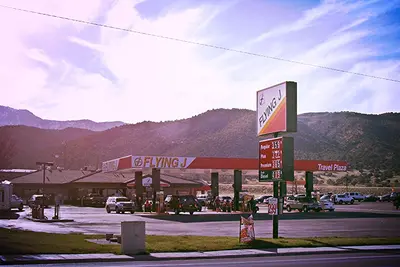 Flying J gas station, Nephi, Utah (7052096935)