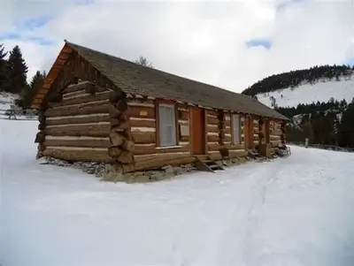 Eagle Guard Station in winter