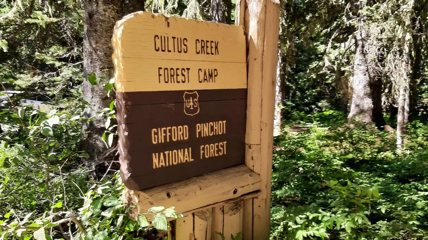 campground entrance sign
