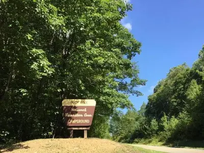Tracy Ridge Recreation Area Entrance Sign