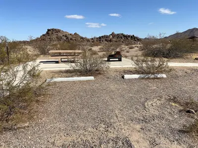 Accessible campsite at Painted Rock Petroglyph Site and Campground (54384916830)