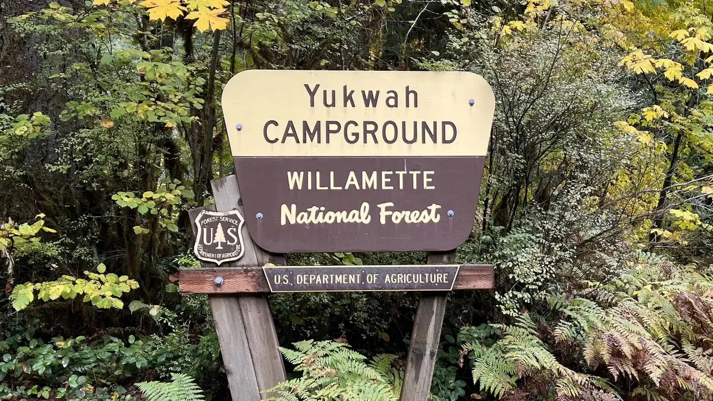 Yukwah Campground located in the Willamette National Forest