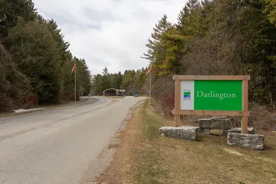 Darlington Provincial Park Entrance, March 28 2026