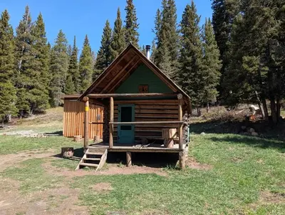 Cabin & Woodshed (Spring)