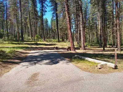 Paved driveway to site 15.