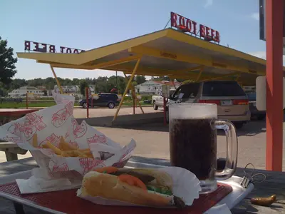 Dog N Suds with meal