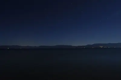 Lake Tahoe at night 2