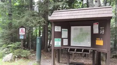 Waterville Campground kiosk